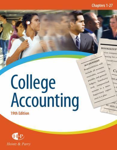 College Accounting, Chapters 1-27 [Available Titles CengageNOW]