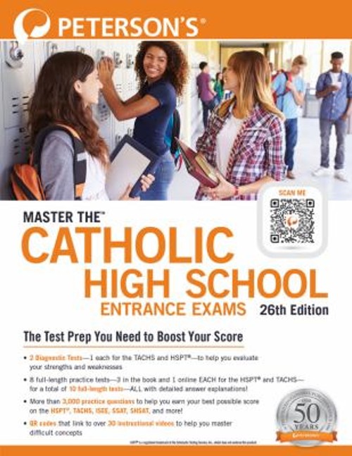 Master thetm Catholic High School Entrance Exams Paperback Peters