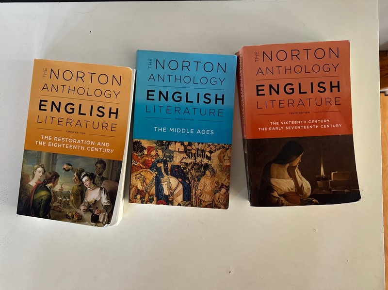Norton Anthology of English Literature 10th Edition 3-Book Set