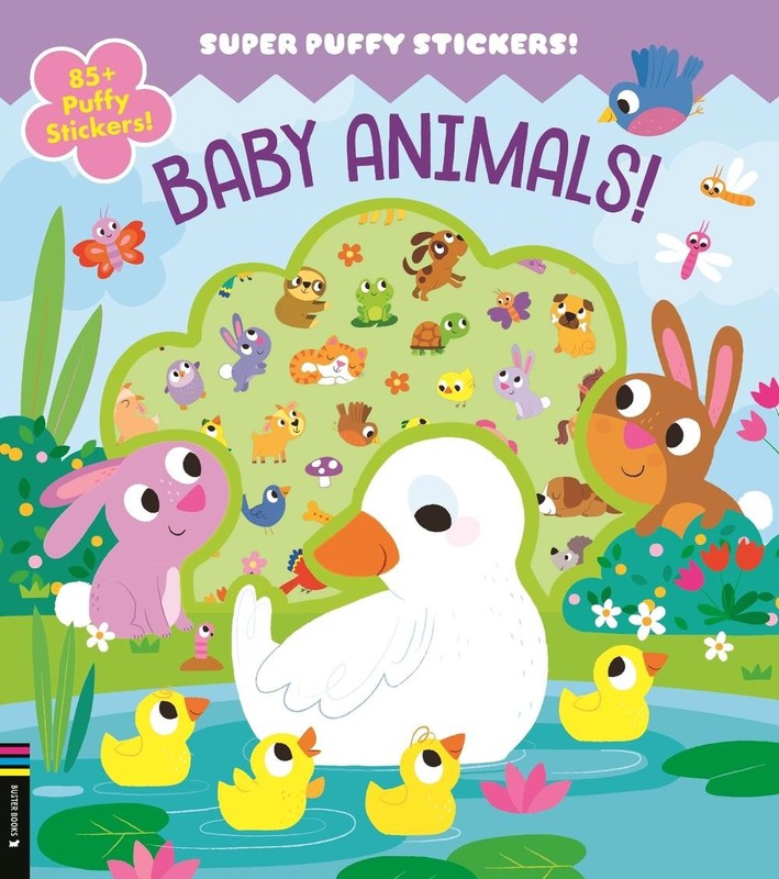 Baby Animals: 85+ Puffy Stickers by Maggie Fischer Paperback Book