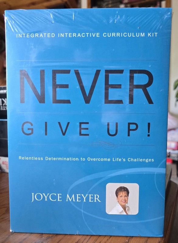 Never Give Up Relentless Determination (Book / DVD / CD) Life Challenges Joyce M
