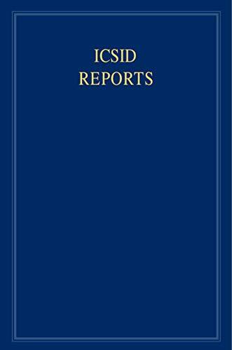 ICSID Reports: Volume 7 (International Convention on the Settlem