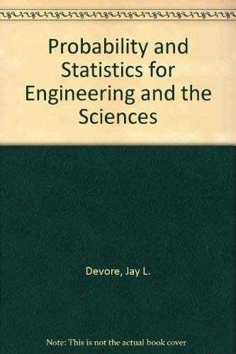 Probability and statistics for – Hardcover, by jay-devore – Acceptable r