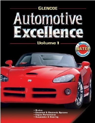 AUTOMOTIVE EXCELLENCE, VOLUME 1, STUDENT TEXT By Glencoe Mcgraw-hill – Hardcover