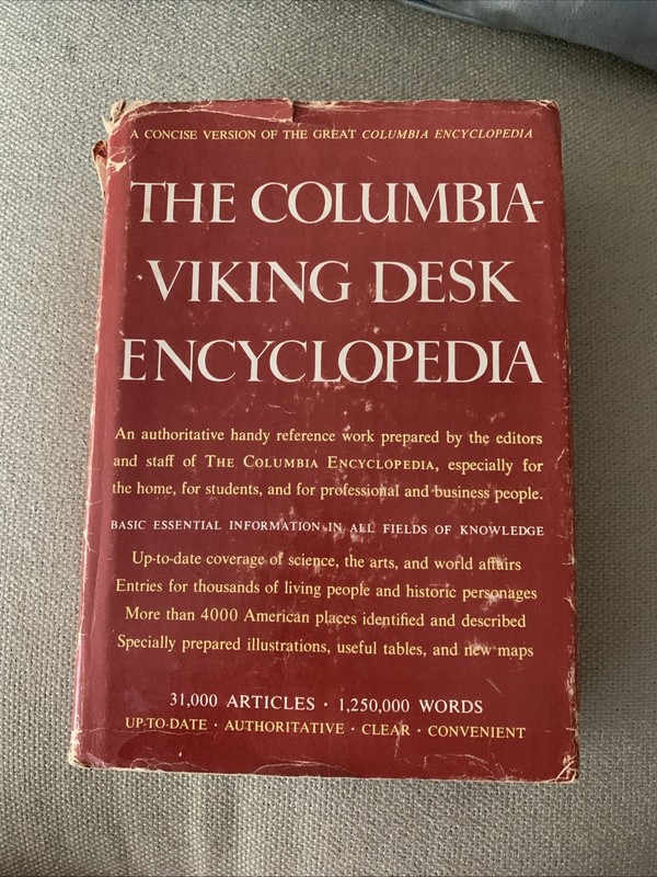 The Columbia Viking Desk Encyclopedia Hardcover