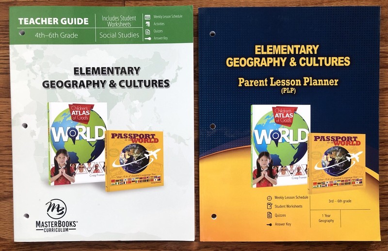Master Books Elementary Geography & Cultures Teacher Guide & Parent Lesson Plans