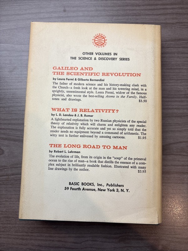 Atomic Physics Today Otto R. Frisch 1961 2nd Printing HCDJ gallery