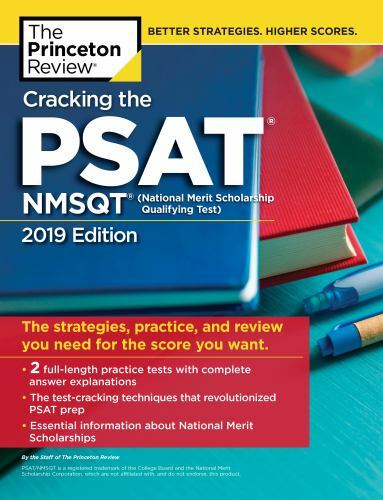 Cracking the PSAT/NMSQT with 2 Prac- paperback, The Princeton Review, 0525567879