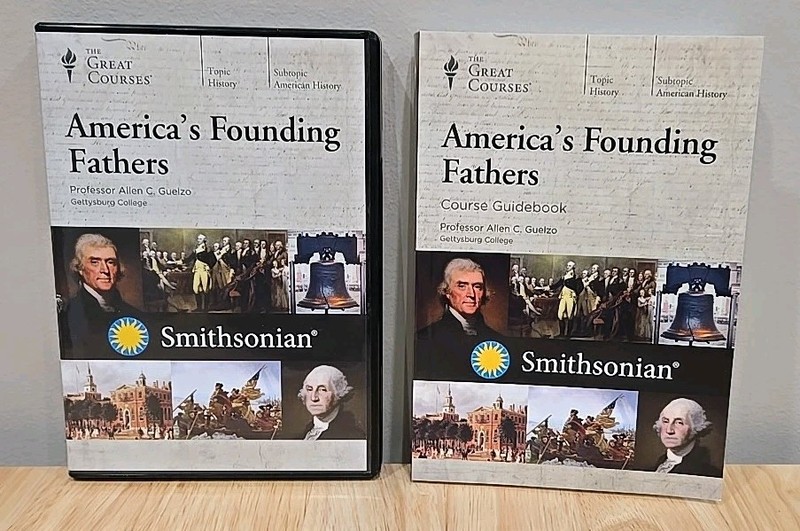 Great Courses AMERICA’S FOUNDING FATHERS 6 DVD’s & Course Guidebook Never Used