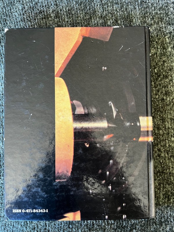 Wiley 1987 MACHINE TOOL PRACTICES Third Edition Very Good Condition. Ships Free! gallery