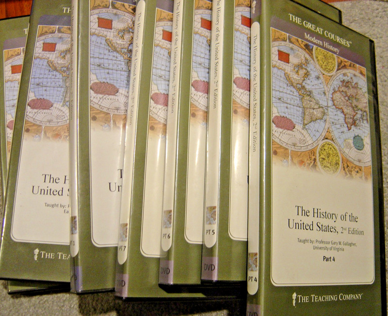 Teaching Co Great Courses 14 DVD + Guidebooks: THE HISTORY of the UNITED STATES