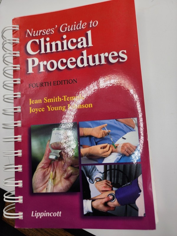 Nurses Guide to Clinical Procedures Paperback Spiral Bound Lippincott J. Smith gallery