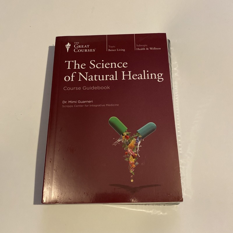 THE GREAT COURSES THE SCIENCE OF NATURAL HEALING SET DVD 4-DISCS USED
