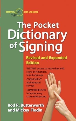 The Pocket Dictionary of Signing [Ame…, Mickey Flodin