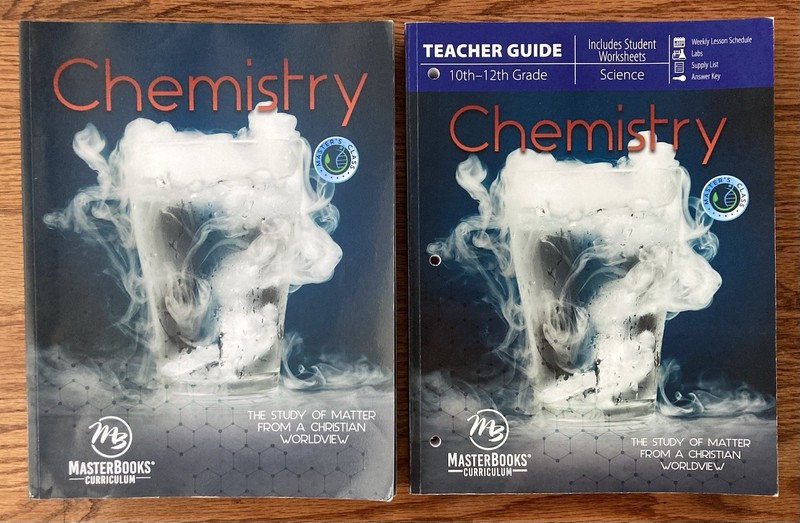 Master Books Chemistry Student Book and Teacher Guide