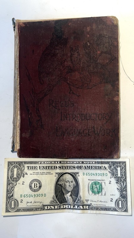 Vintage 1905 book MEEDS INTRODUCTORY LANGUAGE WORK