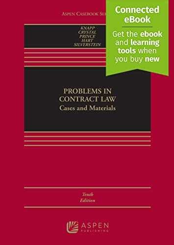 Problems in Contract Law: Cases – Hardcover, by Charles L. Knapp; – Acceptable k