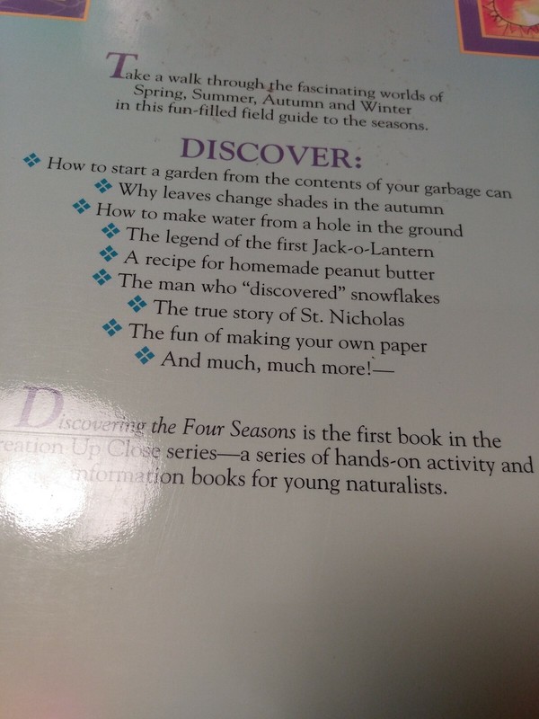 Discovering The Four Seasons Of Fun Field Field Guide To Spring Summer Autumn... gallery