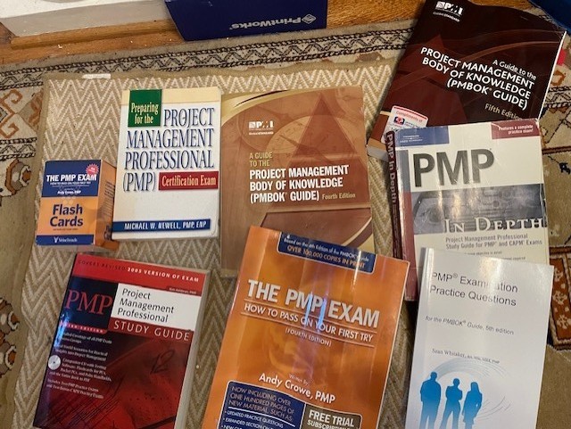 PMP project management books PMP PMBOK Guides, Study Guides, Flash Cards, 14 !