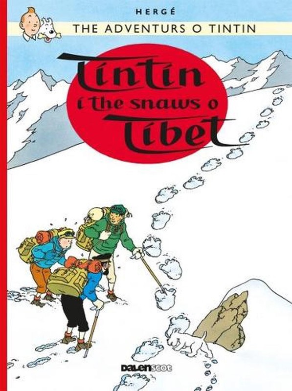 Tintin i the Snaws o Tibet by Susan Herge (Scots) Paperback Book