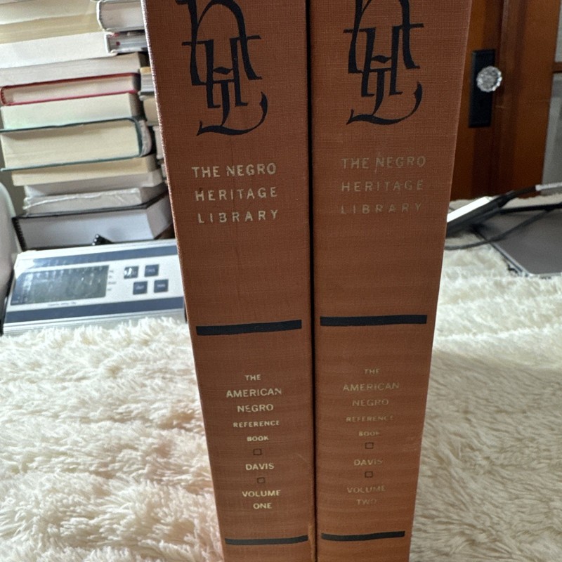 Negro Heritage Library: The American Negro Refrence Vol1n2/1st Edition 1966 A3