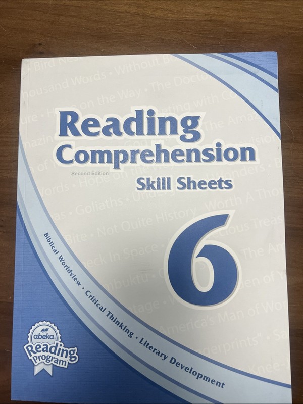 Abeka Reading Comprehension Skill Sheets 6 Reading Program? Second Edition