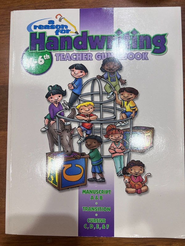 A Reason for Handwriting Comprehensive Teacher Guidebook by The Concerned Group