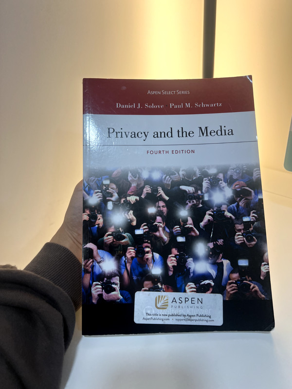 Aspen Select Ser.: Privacy and the Media by Paul M. Schwartz and Daniel J….