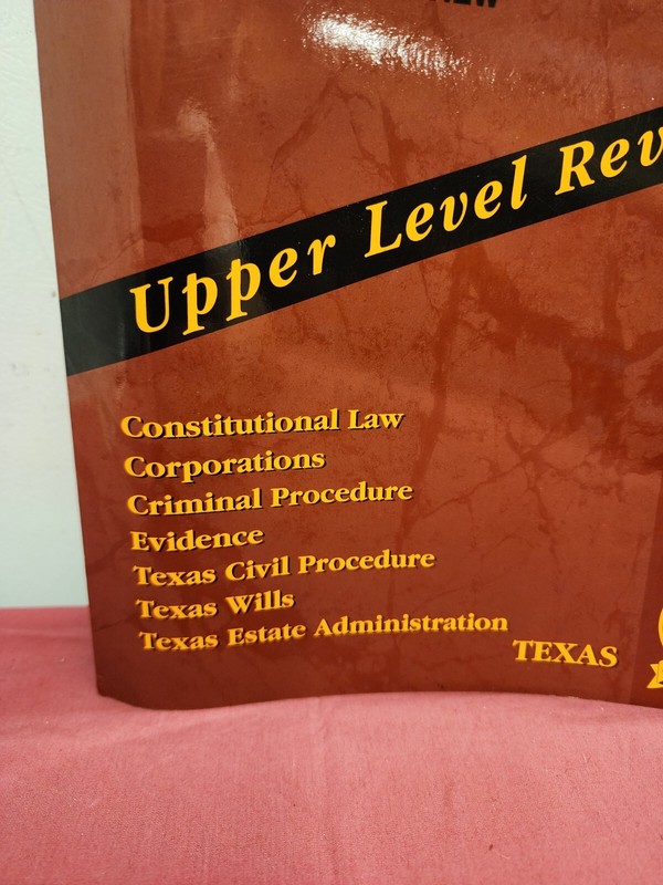 Barbri Bar Review Upper Level Review Texas Legal Prep Study gallery