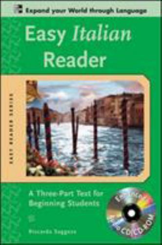 Easy Reader Ser.: Easy Italian Reader W/CD-ROM : A Three-Part Text for Beginning
