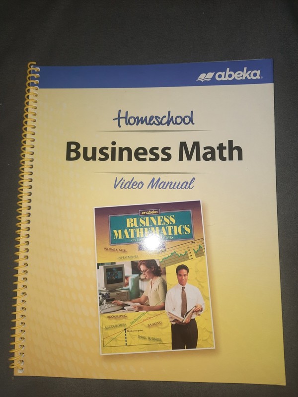 Business Math Video Manual Abeka Homeschool