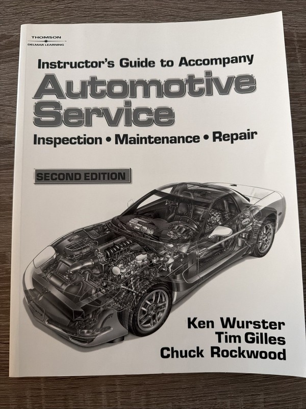 Instructors Guide To Accompany Automotive Service Inspection Maintenance Repair