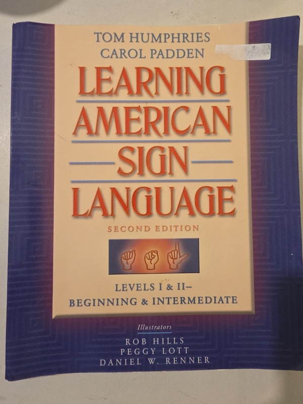 Learning American Sign Language Textbook Allyn & Bacon 2nd Edition Levels 1 & 2