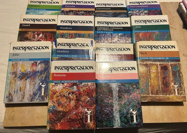 Lot of 14 HC INTERPRETATION A Bible Commentary for Teaching & Preaching Books