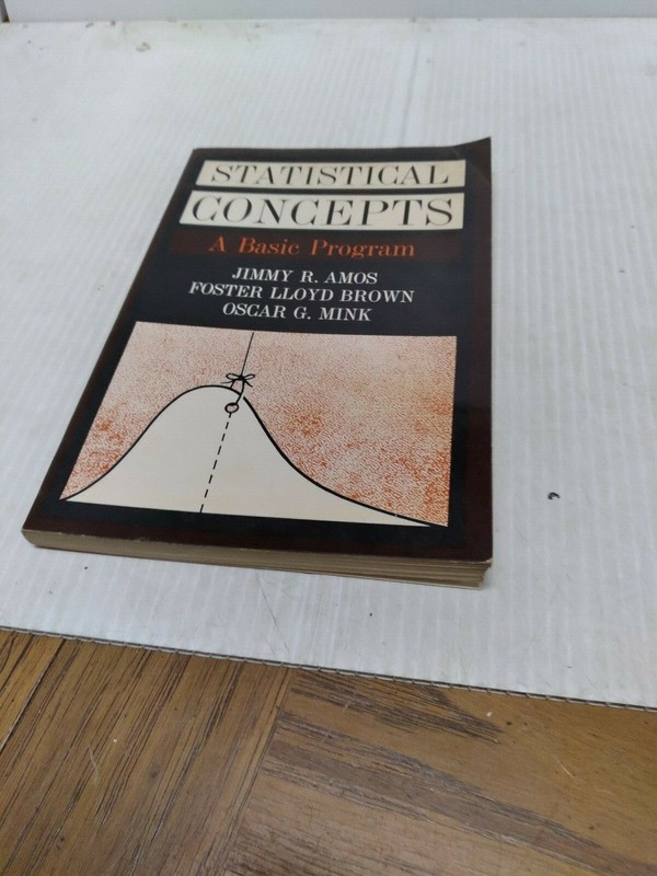 Statistical Concepts (FC58-4-JV1605)