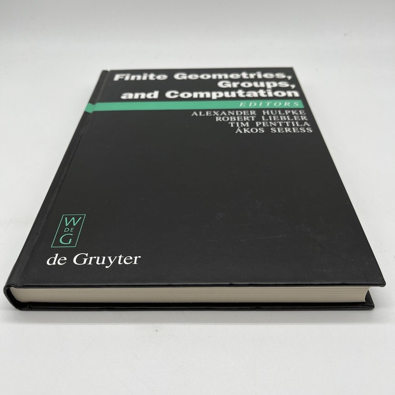 Finite Geometries, Groups, and Computation: Proceedings of the Conference 'Finit gallery