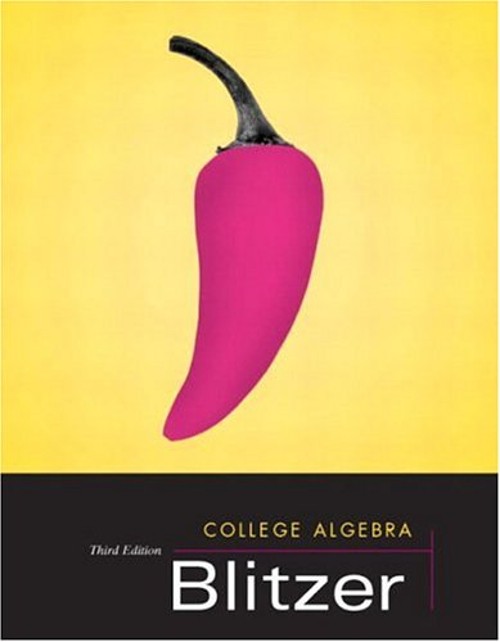 College Algebra Hardcover Robert Blitzer