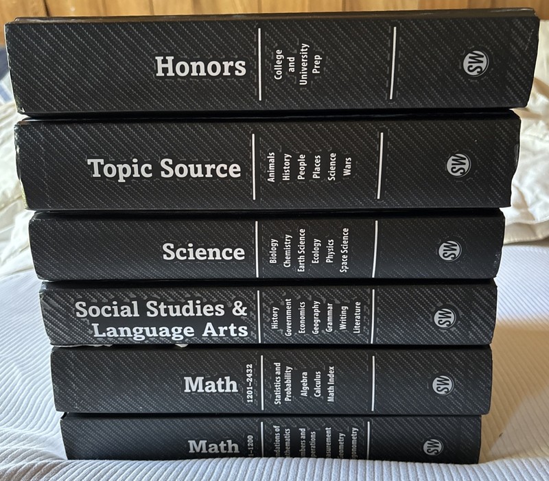 SOUTHWESTERN SW ADVANTAGE 6 BOOK SET Math I & II Science Social Topic Honors