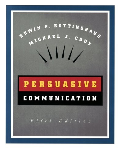 Persuasive Communication by Cody, Michael J. Paperback / softback Book The Fast