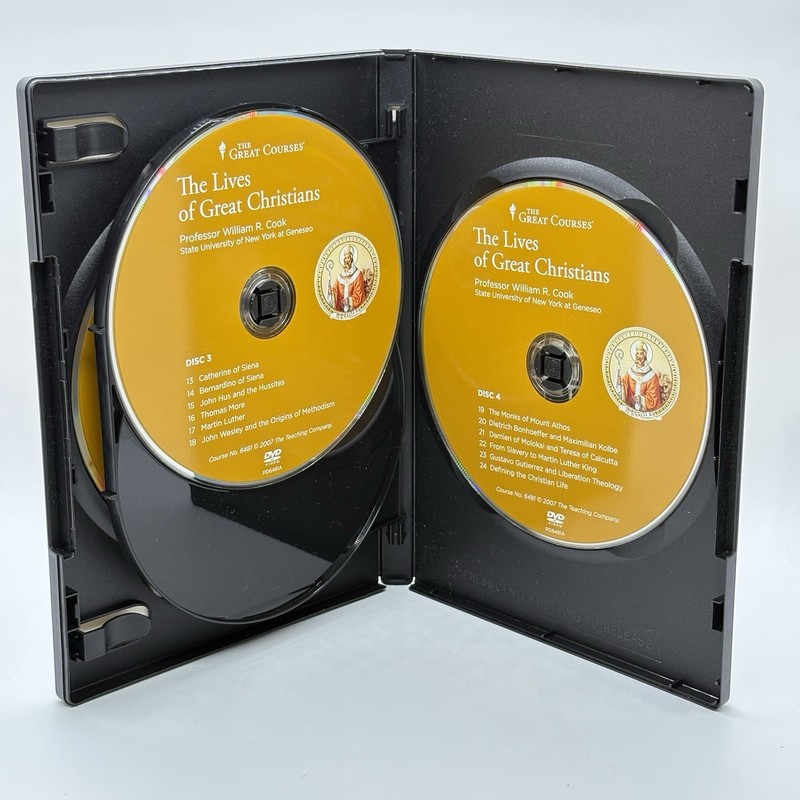 The Lives of Great Christians DVD & Guidebook William R. Cook Great Courses gallery