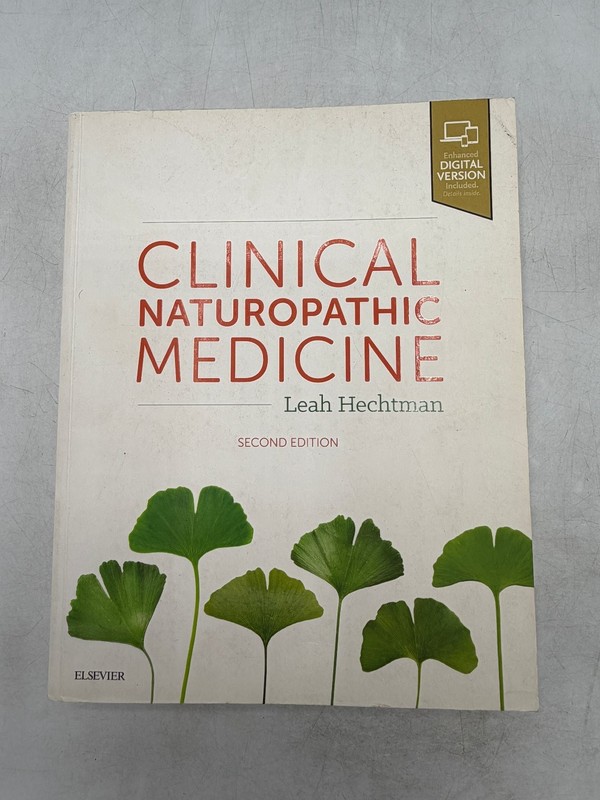 Clinical Naturopathic Medicine Leah Hechtman 2019 Second Ed Elsevier Textbook
