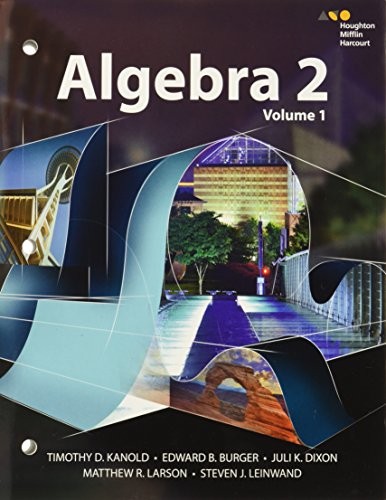 Interactive Student Edition Volume 1 2015 (HMH Algebra 2) [Paperback] Houghton M