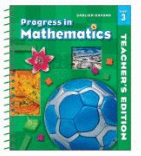Progress in Mathematics, Grade 3 (Sadlier-Oxford Progress in Mathematics), Cathe