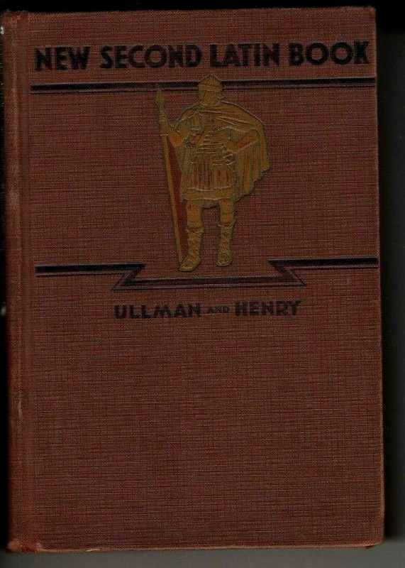 New Second Latin Book by Ullman and Henry (1936, Hardcover) 1945 PRINTING