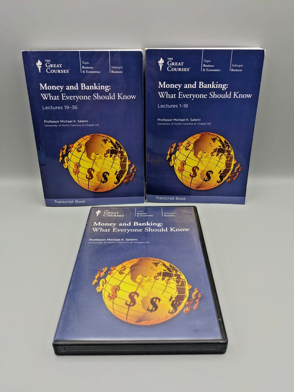 The Great Courses Money & Banking What Everyone Should Know Transcript 3 DVD Set