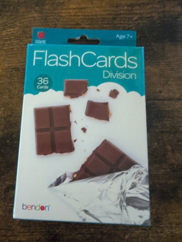 FLASH CARDS Division Math Kindergarten Elementary Ages 7+ NEW!