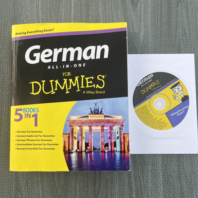 German All-In-One for Dummies W/ CD by Paulina Christensen Book New 5-in-1