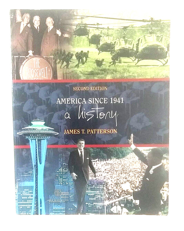 America Since 1941 A History By James T. Patterson Paperback Book 1999