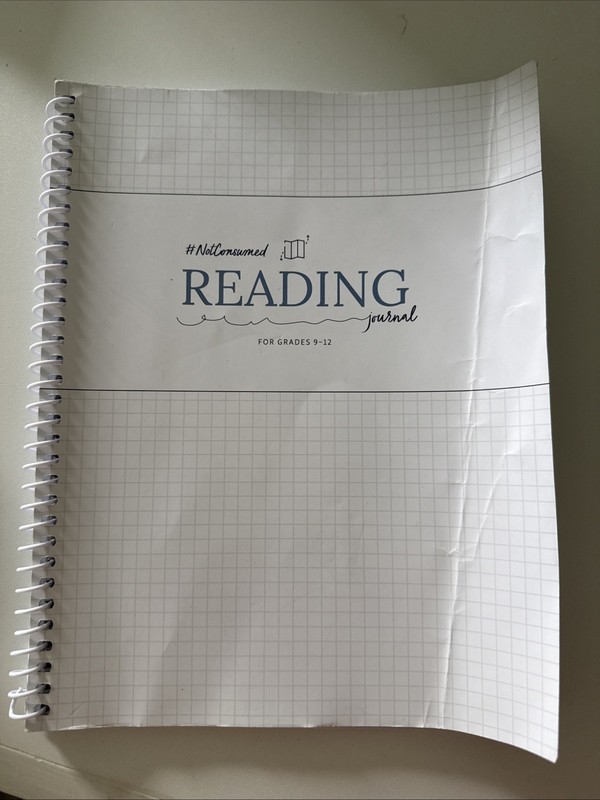Not Consumed Homeschool Reading Journal For Grade 9 To 12 High School UNUSED