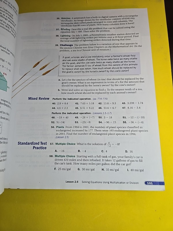 Pre-algebra, Grades 6-9: Mcdougal Littell Pre-algebra by Lee Stiff, Timothy gallery